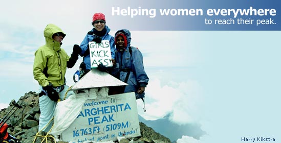Helping women everywhere to reach their peak